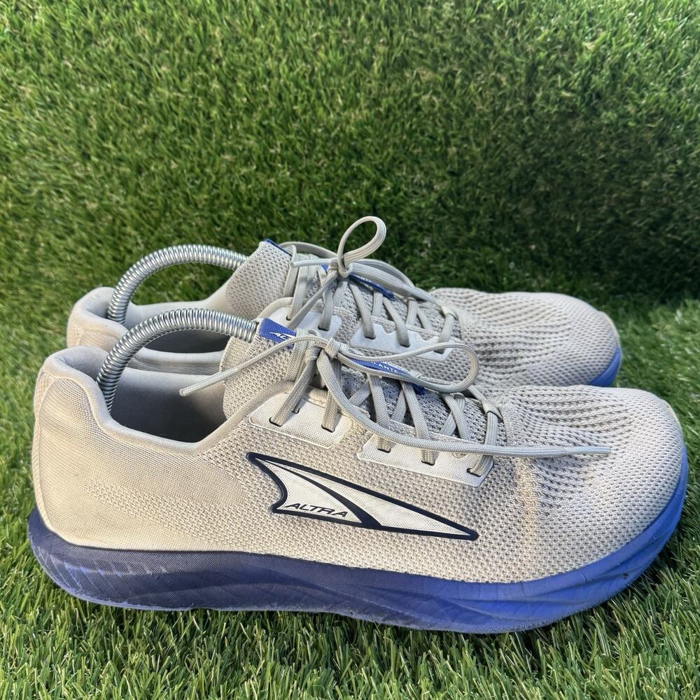 Altra Escalante 4 Shoes Men's 10.5 White/Blue Mesh Running Jogging Athletic